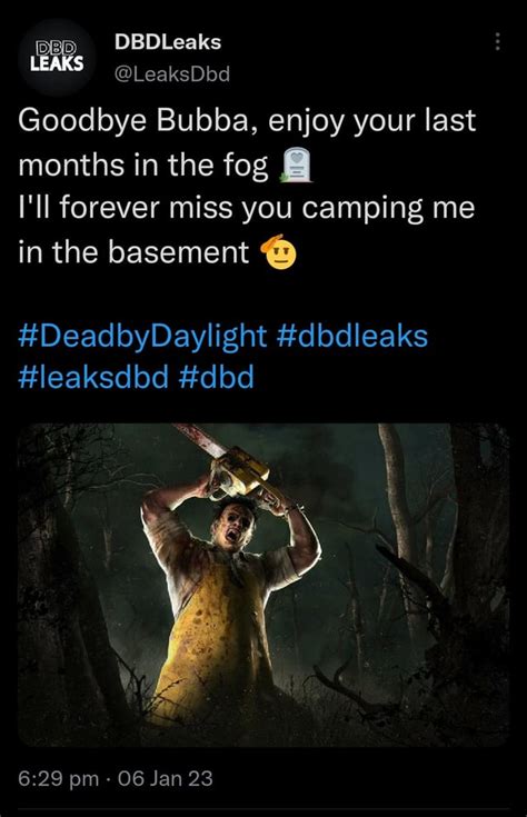 dbd chapter 30 leaks|Chapter 30 leaks : r/deadbydaylight